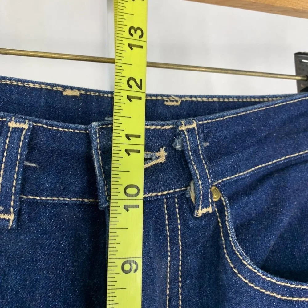 Vintage 70s Sasson Contrast Stitch Jeans Size 6 - Picture 10 of 12